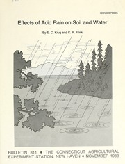 آثار الأمطار الحمضية على التربة والمياه  ارض الكتب