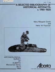 ببليوغرافيا مختارة من القطع الأثرية التاريخية: 1760-1920  