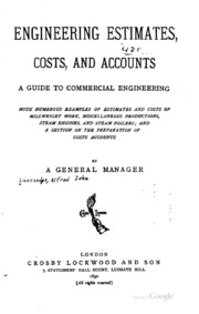 التقديرات الهندسية والتكاليف والحسابات: دليل تجاري ...  ارض الكتب