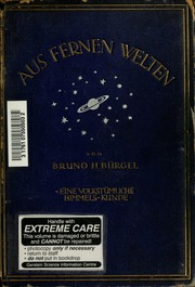 Aus Fernen Welten : Eine Volkstümliche Himmelskunde ارض الكتب