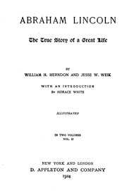 ابراهام لنكولن القصة الحقيقية لحياة عظيمة المجلد الثاني  ارض الكتب