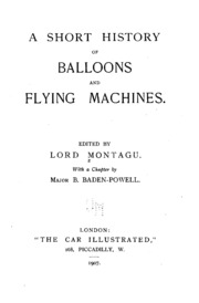 تاريخ قصير للبالونات وآلات الطيران  