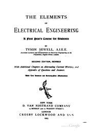 عناصر الهندسة الكهربائية.  