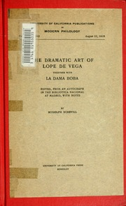 الفن الدرامي لـ Lope De Vega مع La Dama Boba  ارض الكتب