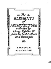 عناصر العمارة  ارض الكتب