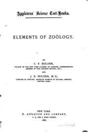 عناصر علم الحيوان  