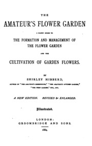 حديقة الزهور للهواة: دليل مفيد لتكوين وإدارة حديقة الزهور ...  ارض الكتب
