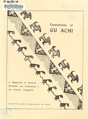 الحفريات في Gu Achi: إعادة تقييم لمستوطنة Hohokam والمعيشة في Arizona Papagueria  ارض الكتب