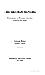 الكلاسيكيات الألمانية: روائع الأدب الألماني المترجمة إلى الإنجليزية  ارض الكتب