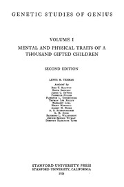 دراسات وراثية لحجم العبقرية 1 الصفات العقلية والبدنية لآلاف الأطفال الموهوبين  
