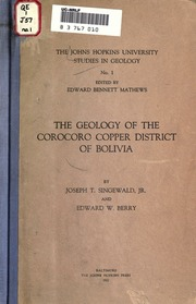جيولوجيا منطقة النحاس Co r oco r o في بوليفيا  