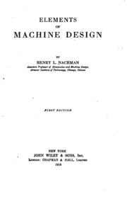 عناصر تصميم الآلة  
