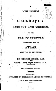 نظام جغرافي جديد قديم وحديث لاستخدام المدارس مصحوب بأطلس ...  ارض الكتب