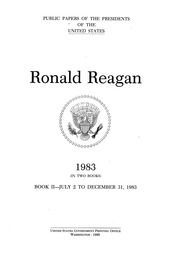 رونالد ريغان [مورد إلكتروني]: 1983 (في كتابين)  