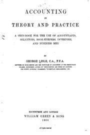 المحاسبة في النظرية والتطبيق: كتاب نصي لاستخدام المحاسبين والمحامين وكتاب ...  