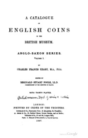 كتالوج العملات الإنجليزية في المتحف البريطاني. سلسلة الأنجلو سكسونية ..  