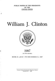 William J. Clinton [مورد إلكتروني]: 1997 (في كتابين)  ارض الكتب