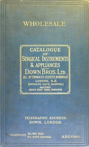 كتالوج الأدوات والأجهزة الجراحية المصنعة والمباعة من قبل داون بروس  ارض الكتب