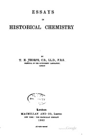 مقالات في الكيمياء التاريخية.  ارض الكتب