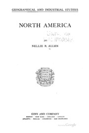 الدراسات الجغرافية والصناعية: أمريكا الشمالية ،  ارض الكتب