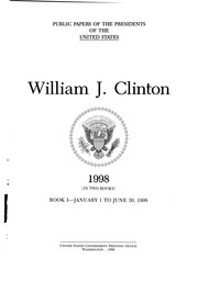 William J. Clinton [مورد إلكتروني]: 1998 (في كتابين)  ارض الكتب