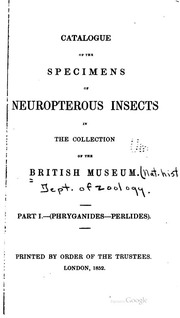 فهرس عينات الحشرات العصبية في مجموعة المتحف البريطاني ..  