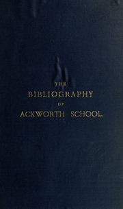 الببليوغرافيا [السيرة الذاتية والطبوغرافية] لمدرسة أكوورث  ارض الكتب