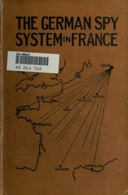 نظام التجسس الألماني في فرنسا  ارض الكتب