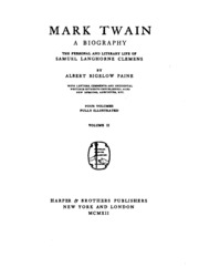 مارك توين: سيرة ذاتية: الحياة الشخصية والأدبية لصمويل لانغورن كليمنس  