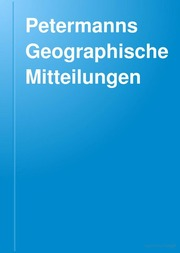 Download book Petermanns Geographische Mitteilungen PDF - Noor Library