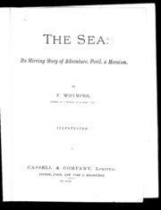 البحر: قصة مثيرة للمغامرة والخطر والبطولة  ارض الكتب