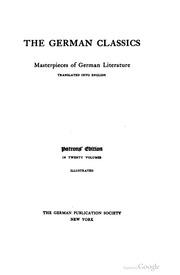 الكلاسيكيات الألمانية في القرنين التاسع عشر والعشرين: روائع الأدب الألماني مترجمة إلى الإنجليزية  