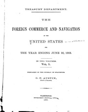 التجارة الخارجية والملاحة للولايات المتحدة للعام المنتهي ...  ارض الكتب