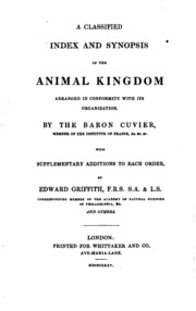 مملكة الحيوان: مرتبة حسب تنظيمها  ارض الكتب