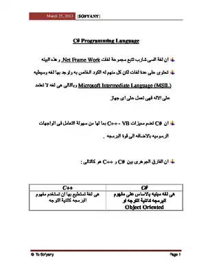 برمجة السى شارب C  ارض الكتب