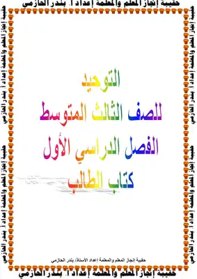 PPX----HELOL-----MWAD----DERASYA---SAF----THALITH----MOTAWSEET بوربوينت حلول المواد الدراسية للصف الثالث المتوسط  ارض الكتب